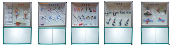 大型量具陳列柜 大型量具示教陳列柜